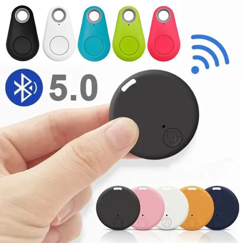 Mini localizzatore GPS anti-smarrimento con allarme, portachiavi, tag intelligente, compatibile con Bluetooth, portachiavi tracciante per cani, animali domestici e bambini, localizzatore di chiavi 