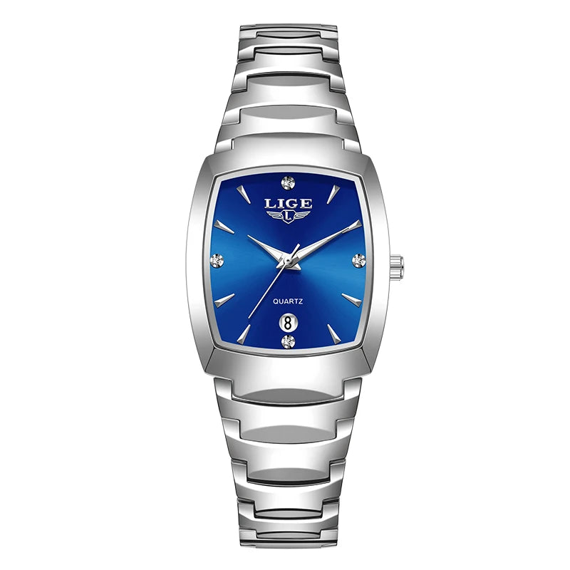 LIGE Orologio da donna Business Luxury Orologio da donna Orologi da donna impermeabili Orologi da donna al quarzo semplici Orologi da donna + SCATOLA 