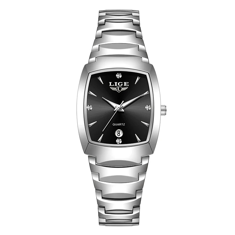 LIGE Orologio da donna Business Luxury Orologio da donna Orologi da donna impermeabili Orologi da donna al quarzo semplici Orologi da donna + SCATOLA 