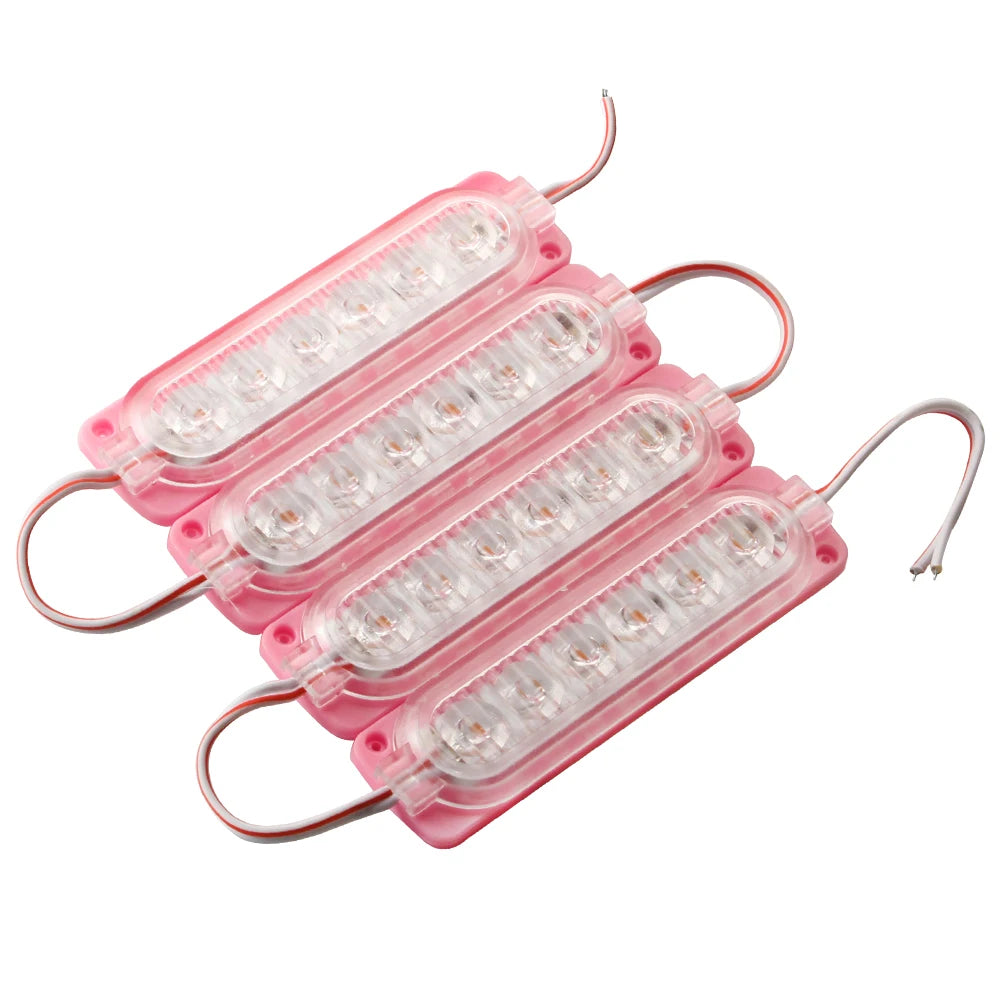 4/10 pezzi 24 V LED modulo luce di segnalazione per camion griglia luci per auto rimorchio furgone SUV indicatore lampeggiante lampadina pubblicitaria