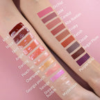 Lip Gloss Lip Glaze Trasparente in Vetro, Rossetto Liquido Impermeabile e Duraturo 