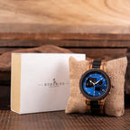 Orologio in liquidazione BOBOBIRD Design Orologio da polso al quarzo in legno per uomo Orologi dal buon rapporto qualità-prezzo Eco-regali Scatola misteriosa Invio casuale 