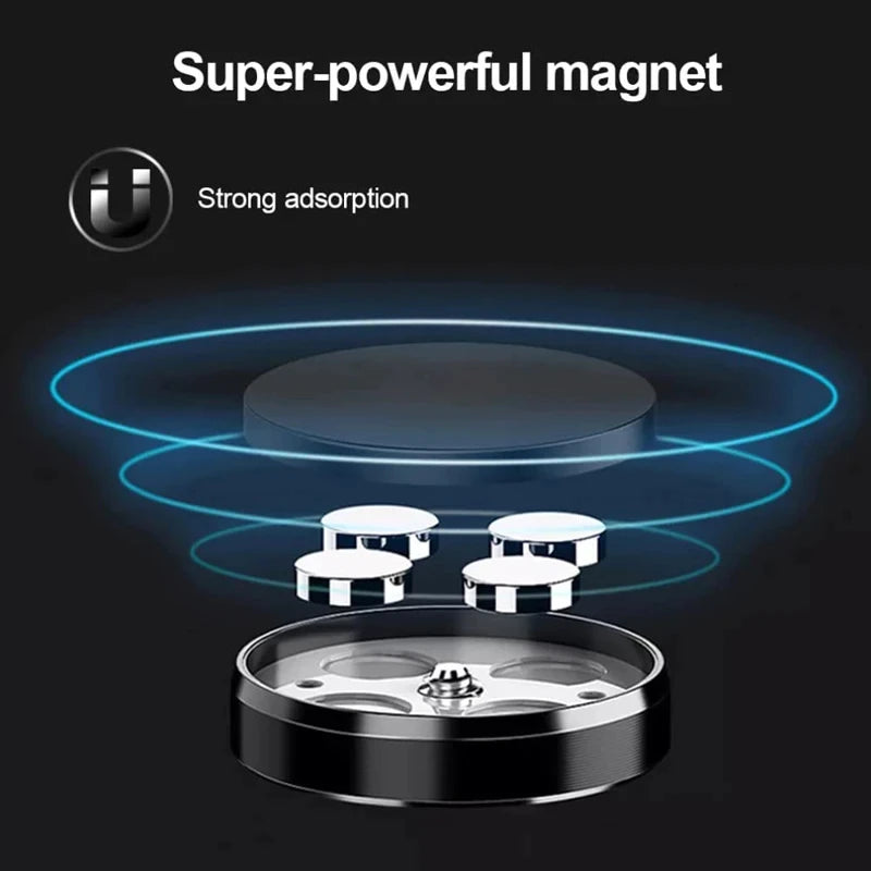 Supporto magnetico per auto per telefono, supporto universale per auto per iPhone, Xiaomi, Huawei, Samsung, adesivo magnetico per auto montato a parete sul cruscotto 