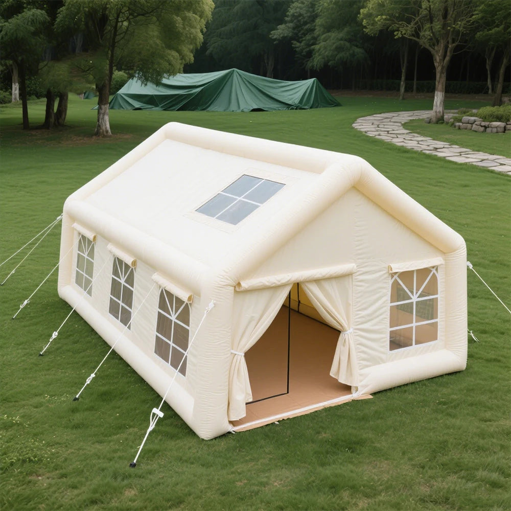 Tenda da campeggio gonfiabile di lusso e confortevole, tessuto Oxford di alta qualità, ampio spazio per avventure all'aperto in famiglia 