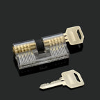 multi-pal Serrature trasparenti Strumenti di formazione per fabbro Set di grimaldelli visibili 