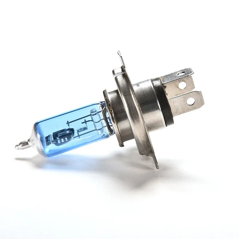1/2 pezzi Super Bright Lampadine per fari auto H4 100W 12V Lampadina alogena ad alta potenza Fari bianchi Accessori per auto 