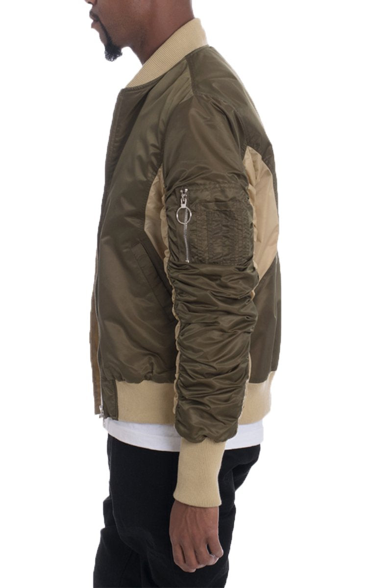 BOMBER BICOLORE