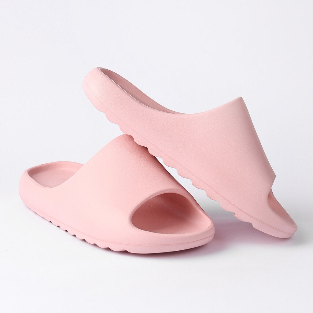 Ciabatte Cloud Pillow da donna - Ciabatte da doccia rosa per dormitori universitari