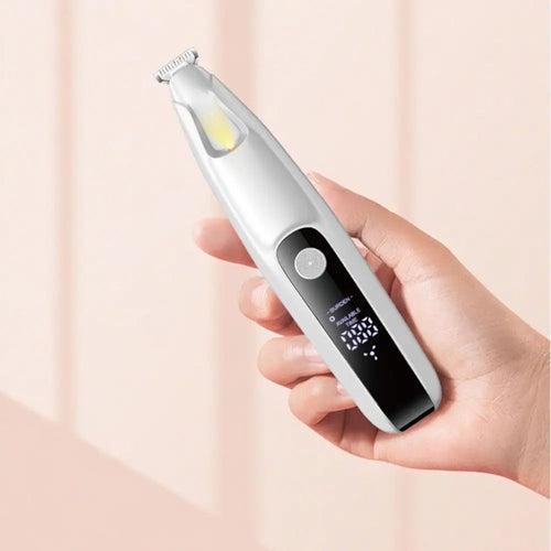 Comodo taglia zampe per cani a LED con display LCD, completamente impermeabile, per zampe di gatto 