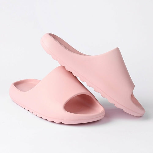 Ciabatte Cloud Pillow da donna - Ciabatte da doccia rosa per dormitori universitari