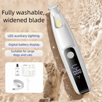 Comodo taglia zampe per cani a LED con display LCD, completamente impermeabile, per zampe di gatto 