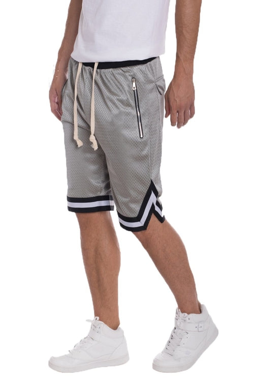 Pantaloncini da basket attivi in ​​rete solida