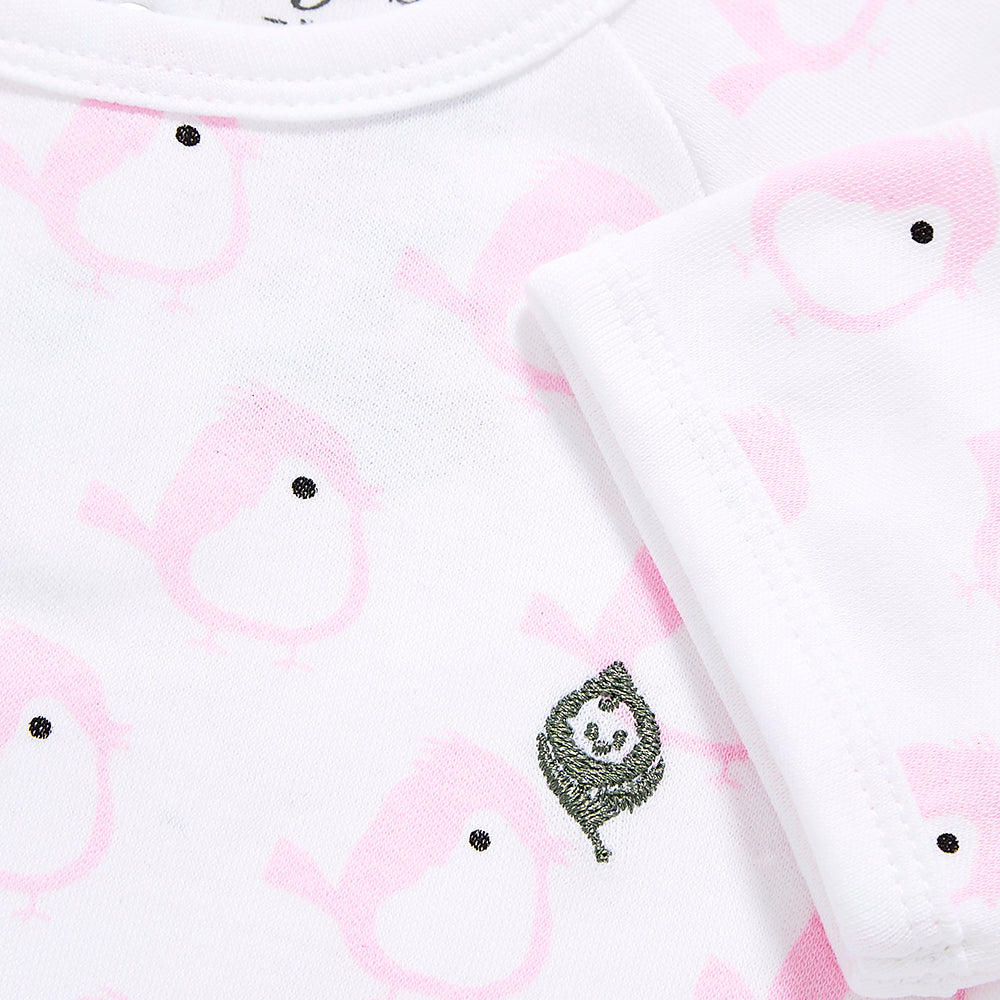 The Pink Birdie - Tutina corta - 100% biologica