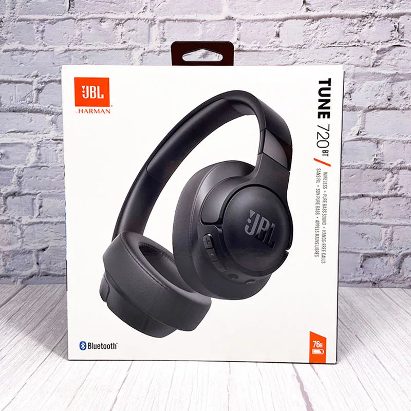 JBL TUNE 720BT Prodotto originale autentico Cuffie wireless Bluetooth over-ear Batteria con durata di 76 ore Connessione multi-punto