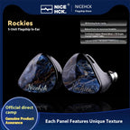 Cuffie elettrostatiche NICEHCK Rockies - Monodirezionali, due driver, due elettrostatiche, qualità del suono HiFi, riduzione del rumore 