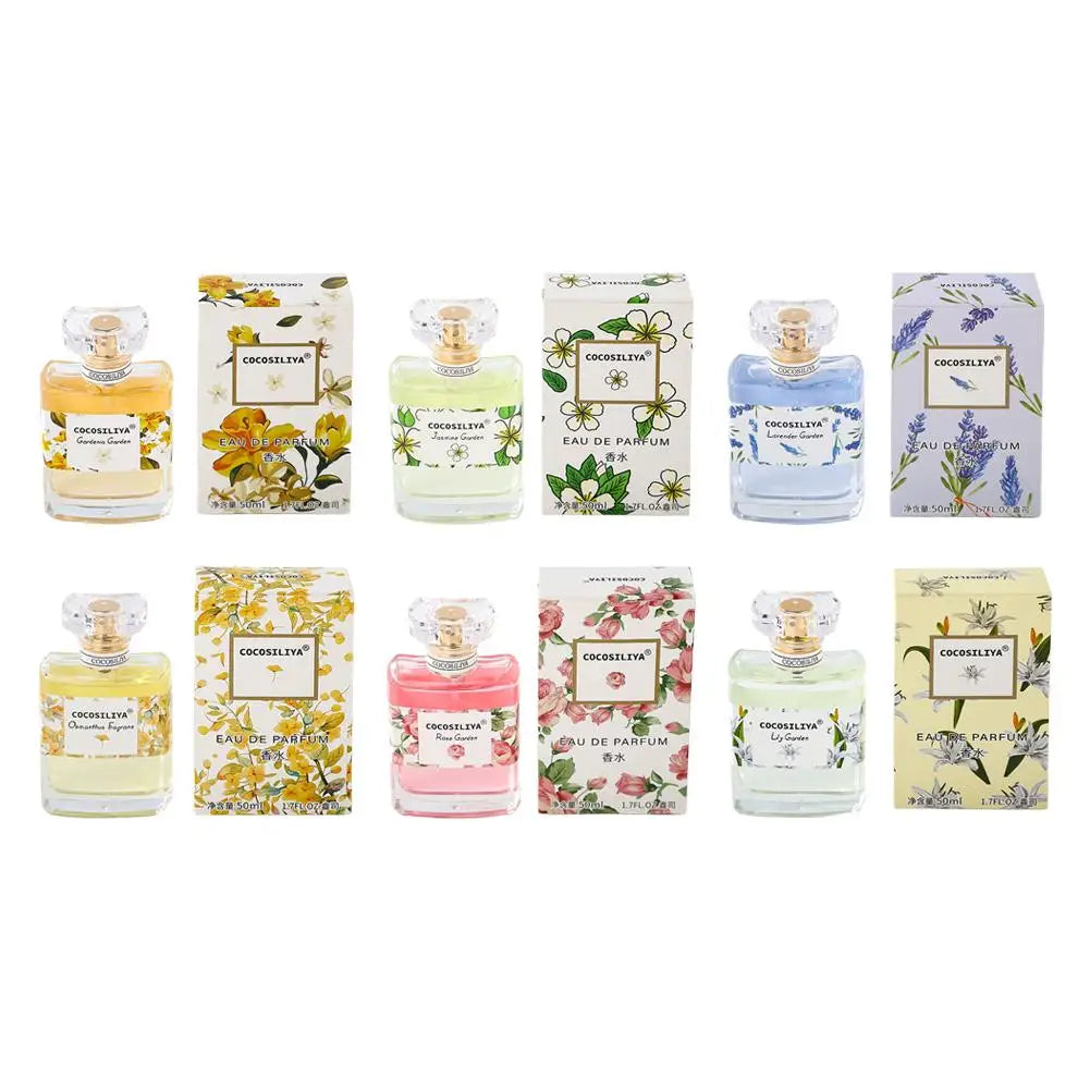 COCOSILIYA Perfume Women Natural Floral Scent Long-lasting Eau De Parfum Osmanthus, Rose, Lavender, Gardenia Light Fresh Perfume