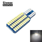Lampadine LED T10 192 194 168 W5W 33 SMD 3014 Luci posteriori per auto Lampada a cupola bianca DC 12V Canbus senza errori 