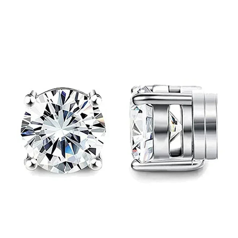 1-12 paia di orecchini a bottone magnetici alla moda, orecchini finti non piercing, regalo per uomo e donna. 