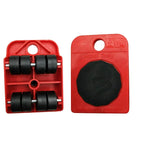 Set di rulli per il trasporto di mobili, set di strumenti per il sollevamento e lo spostamento, dispositivo per lo spostamento di oggetti pesanti, utensile manuale