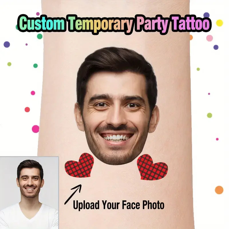 Adesivo per tatuaggio temporaneo personalizzato per San Valentino, design divertente, amore, cuore, festa, anniversario, matrimonio, coppie, bambini, ragazzo, regalo, 15 pezzi 
