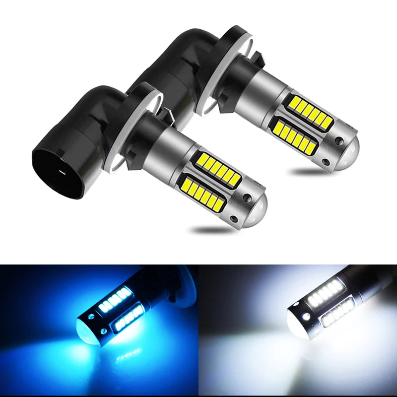 2x 881 H27 H27W/2 Lampadina a LED super luminosa Fendinebbia per auto Luce diurna per moto Lampada per auto Lampadine di ricambio per auto 