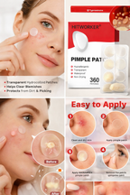Cerotti per l'acne da 360 pezzi, coprono brufoli e acne, cerotti per brufoli e macchie, adesivi per il viso e la pelle 