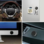 Supporto magnetico per auto per telefono, supporto universale per auto per iPhone, Xiaomi, Huawei, Samsung, adesivo magnetico per auto montato a parete sul cruscotto 