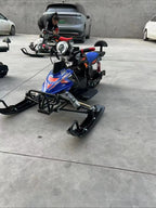 Motoslitta elettrica da 500 W per avventure all'aria aperta su sentieri e percorsi turistici 