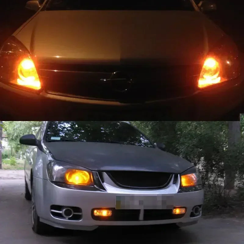 2 pezzi di luce di segnalazione a LED T10 12V per auto, arancione/ambra, posizione, parcheggio, luci della città, T10 168 194 282519SMD, accessori per lampadine a LED 