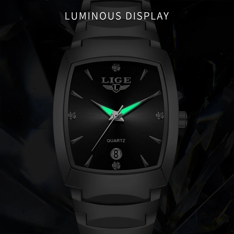 LIGE Orologio da donna Business Luxury Orologio da donna Orologi da donna impermeabili Orologi da donna al quarzo semplici Orologi da donna + SCATOLA 