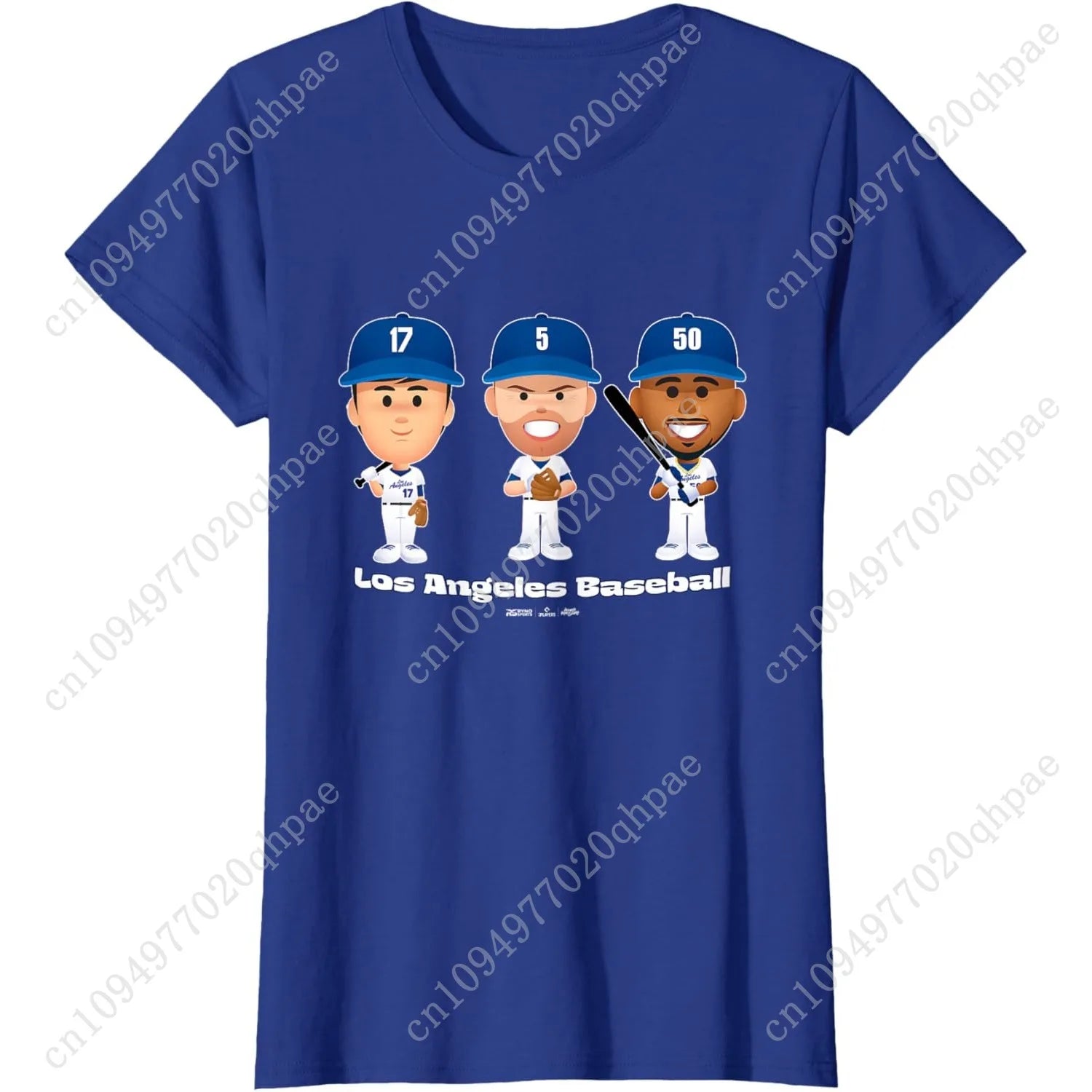 Maglietta MLBPA dei Los Angeles Baseball Players Body Trio 