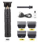 New Retro T9 Hair Clipper For Men, Electric Shaver, Rechargeable Hair Clipper, Portable Cordless Beard Trimmer