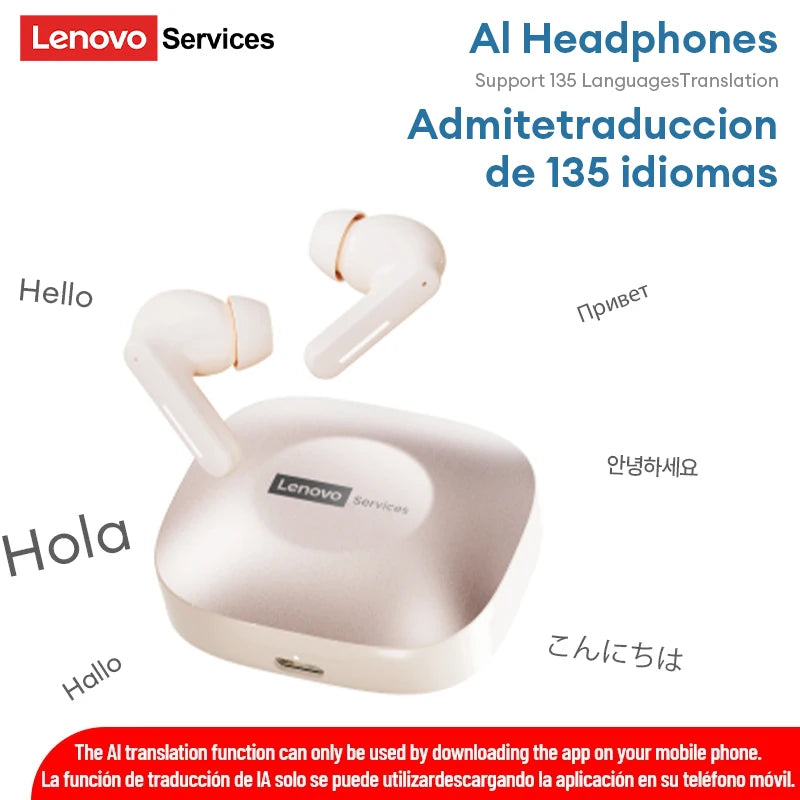 Auricolari wireless originali Lenovo LE209 2026 TWS Bluetooth 6.0 Auricolari in-ear a lunga durata della batteria Auricolari Microfono Stereo ENC Noise 