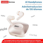Auricolari wireless originali Lenovo LE209 2026 TWS Bluetooth 6.0 Auricolari in-ear a lunga durata della batteria Auricolari Microfono Stereo ENC Noise 