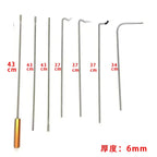 9 pezzi/set chiave portiera auto smarrita serratura sblocco apertura kit di strumenti apertura di emergenza + pompa aria nera parti per lo styling dell'auto accessori per auto 