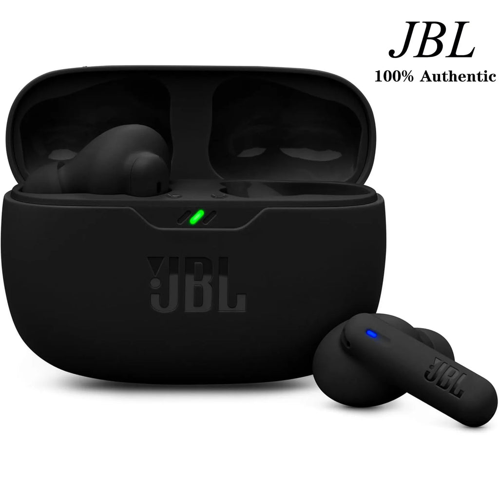JBL WAVE BEAM 2 Autentiche cuffie Bluetooth wireless semi-in-ear, cuffie sportive portatili con riduzione attiva del rumore, impermeabili