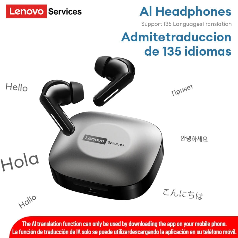 Auricolari wireless originali Lenovo LE209 2026 TWS Bluetooth 6.0 Auricolari in-ear a lunga durata della batteria Auricolari Microfono Stereo ENC Noise 