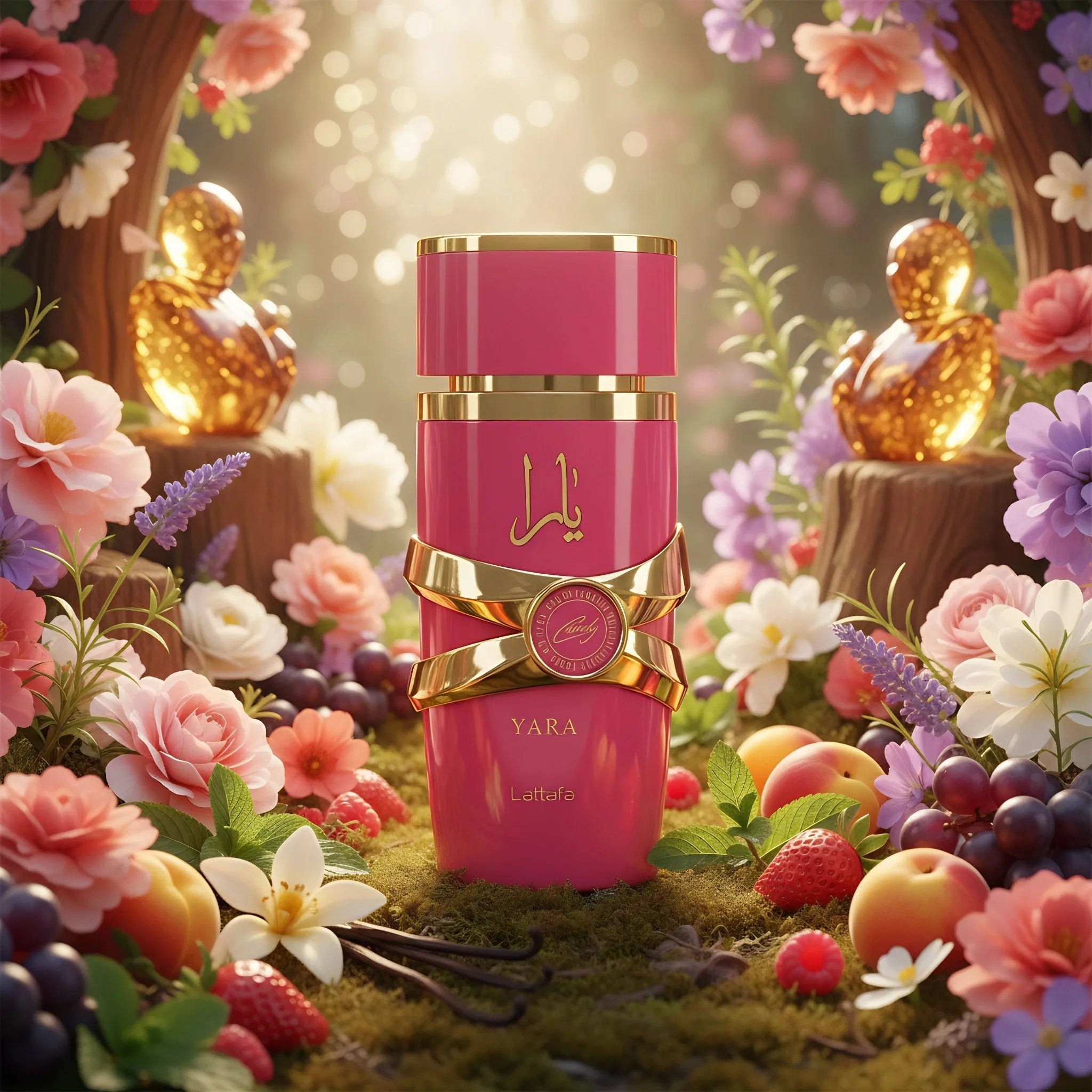Lattafa Yara Candy - Vaniglia, Fruttato, Agrumato, Floreale - Eau de Parfum Fragranza a Lunga Durata per Donna, 3,40 Once / 100 ml
