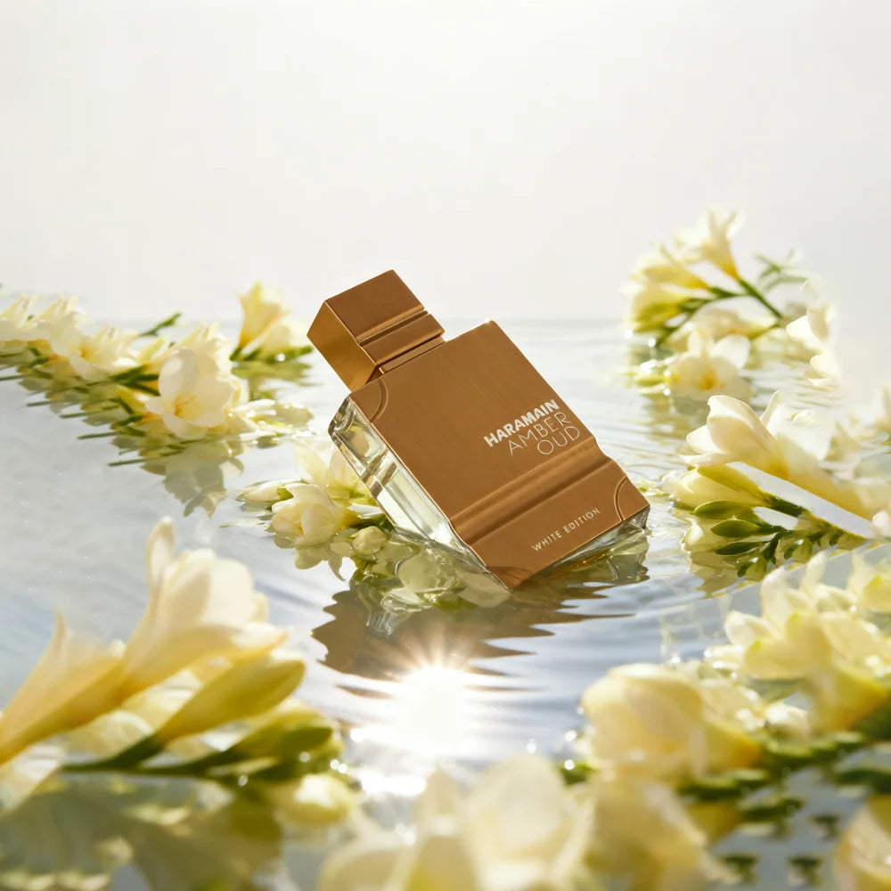 Al Haramain Amber Oud White Edition Eau De Parfum Spray, profumo unisex di lusso a lunga durata per uomo e donna