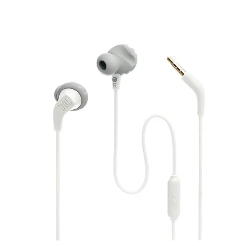 JBL ENDURRUN 2 Cuffie auricolari ufficialmente autorizzate, microfono integrato, cuffie sportive cablate, impermeabili, bassi potenti