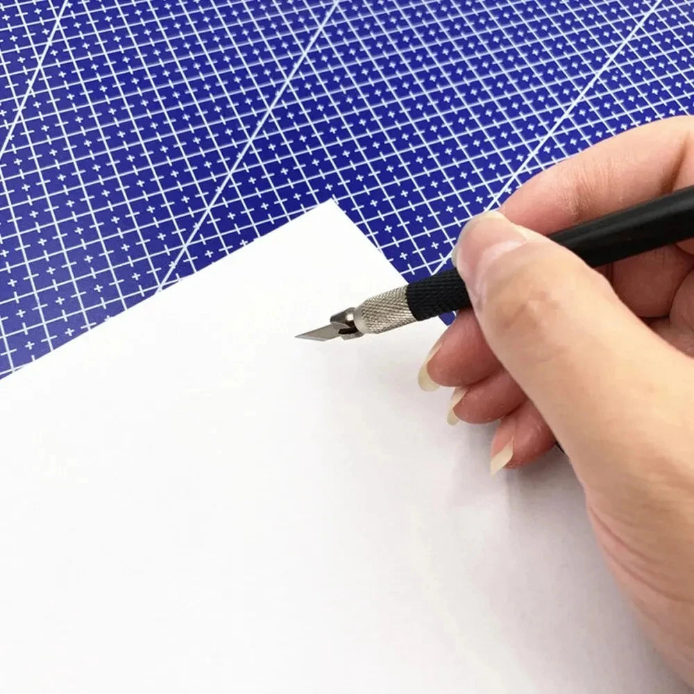 Tappetino da taglio in PP, banco da lavoro, tappetino da taglio patchwork, manuale di cucito, coltello fai da te, incisione, taglierino per pelle, supporto monofacciale