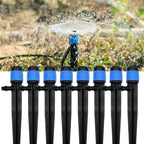 30 ugelli regolabili a 360° per irrigazione di giardini e serre - Connettori per tubi da 4/7 mm e accessori 