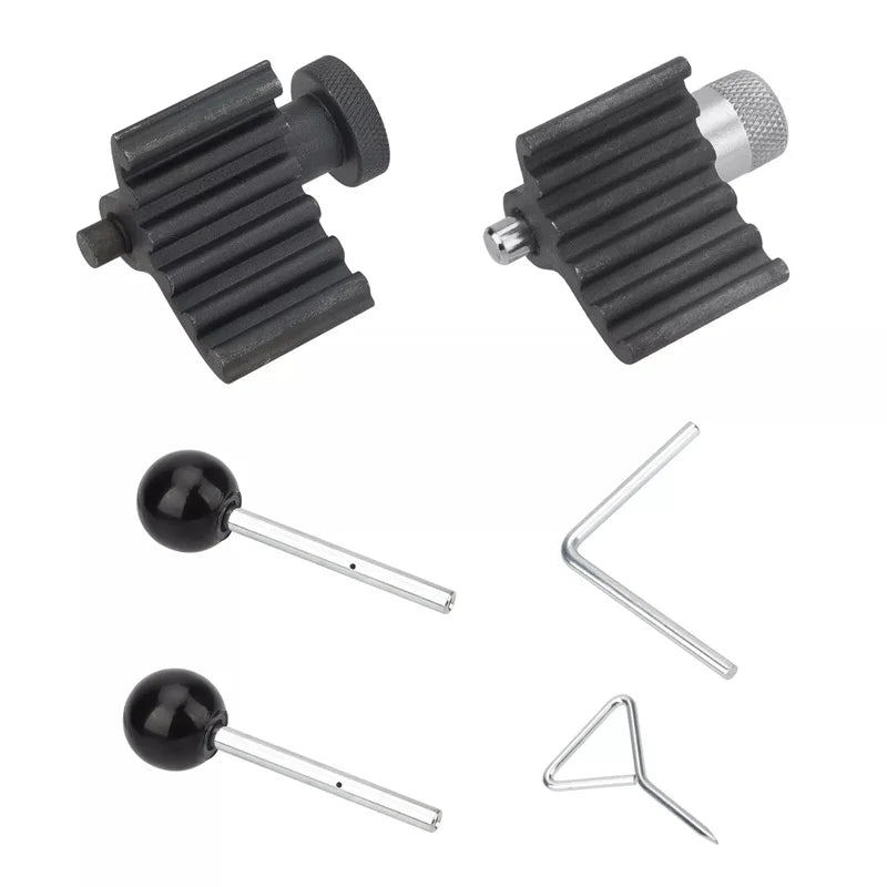 1 set di strumenti per la messa in fase del motore diesel, strumento di sincronizzazione del motore, kit di strumenti per la messa in fase dell'albero motore per VW 1.2 1.4 1.9 2.0 TDI PD 