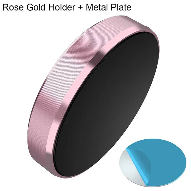 Supporto magnetico per auto per telefono, supporto universale per auto per iPhone, Xiaomi, Huawei, Samsung, adesivo magnetico per auto montato a parete sul cruscotto 