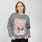 Felpa natalizia Meowy da donna