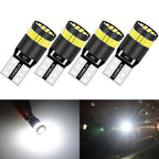 4 lampadine LED Canbus T10 W5W 168 194 6000K Luci di parcheggio a LED Luci interne Lampadine per auto 6000K Bianco Rosso Blu Ambra 12V 