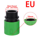 Raccordo filettato US/EU da 3/4 di pollice, connettore rapido per tubo da giardino da 16 mm, connettore rapido per irrigazione 