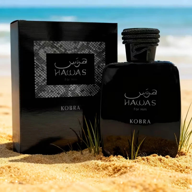 Profumo da uomo RASASI Hawas kobra, 100 ml (3,4 oz), fragranza persistente, adatto a qualsiasi occasione, regalo perfetto per le feste 