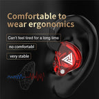 NUOVI auricolari cablati HiFi QKZ AK6 con driver in rame, cuffie sportive da corsa da 3,5 mm, auricolari stereo bassi, auricolari musicali in-ear con microfono 