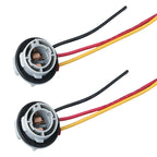 2 pezzi 1157 portalampada BAY15D portalampada P21/5W adattatore base connettore per auto luce di svolta luce di stop per auto 